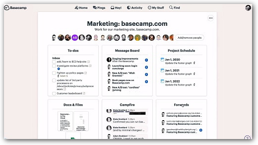 Basecamp скриншот